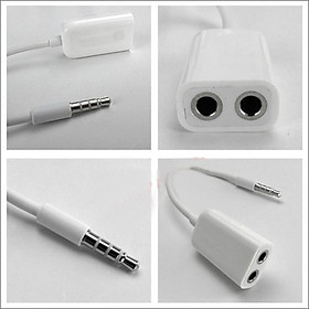 Mua Jack tai nghe 3 vạch chia 1 cổng 3.5mm ra 2 jack 3.5mm