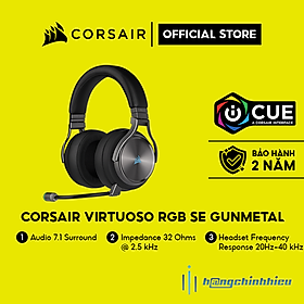 Mua Tai nghe Corsair Virtuoso RGB SE Gunmetal CA-9011180-AP Hàng chính hãng