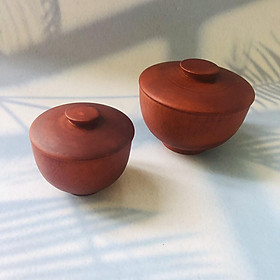 Mua BÁT GỖ Xoan Đỏ 10x6 và 7x5cm  Bát Gỗ Có Nắp  Đậy Thức Ăn Kín  Gia Vị  Bát Ăn Cơm An Toàn Cho Sức Khỏe
