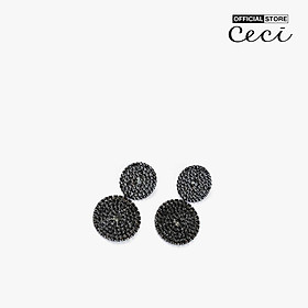 CECI - Khuyên tai nữ dáng thả hình tròn độc đáo CC1-08000042