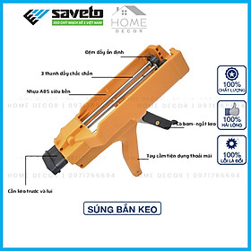 Mua Súng Băn Keo 2 Thành Phần- Súng Bắn Keo Chà Ron 2 Thành Phần Cao Cấp Thay Đẩy Tăng áp Kép  Dùng Để Thi Công Keo Chà Ron SAVETO