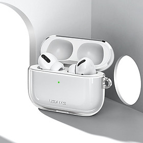 Mua Trong suốt  - Bao case silicon trong suốt chống sốc siêu mỏng cho tai nghe Apple Airpods Pro hiệu Usams US-BH570 (Mỏng 1.5mm  bảo vệ toàn diện  vật liệu cao cấp) - Hàng nhập khẩu