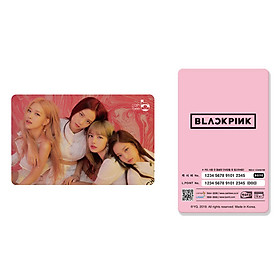 Thẻ giao thông công cộng Hàn Quốc BLACKPINK YG Official Goods CASHBEE PHOTO CARD_Transportation Card