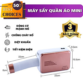 Mua Máy sấy quần áo  sấy giày mini tiết kiệm điện