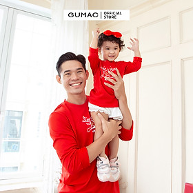 Áo thun nam GUMAC ATNB12016  tay dài in hình