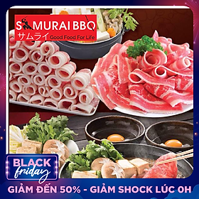 Samurai BBQ - Buffet Tối Lẩu Nướng BBQ Bò Mỹ, Hải Sản Và Sushi Phong Cách Nhật Bản