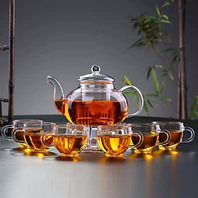 Mua Combo2 chén uống trà thủy tinh có quai cầm _AVN 56