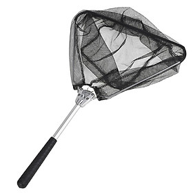 Fishing Landing Net Fishing Mesh Net Sturdy Aluminium Alloy Portable Telescopic Pole Handle Folding Fish Net  Collapsible for Kids Men