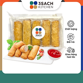 Chả Giò Tôm Thịt Chiên Sẵn 3Sach Kitchen (Phần 5 Cuốn)