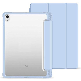 Bao da dành cho iPad Gen9, Mini 6, Pro 11 inch, Air 4, Air 5 Clear Folio hiệu Mutural lưng trong chống sốc - hàng nhập khẩu