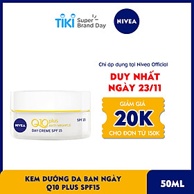 Kem Dưỡng Da NIVEA Q10 Plus Chống Lão Hóa Ban Ngày SPF15 (50ml) - 86795