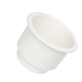 10xWhite Side Hole Recessed Cup Drink Holder for Marine Boat Car RV