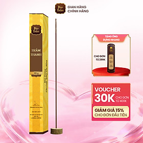 Trầm Thanh Cao Cấp 20cm – Hộp Vàng 20g – Bảo Trầm | Hương Trầm Tự Nhiên – Sạch – Thư Giãn