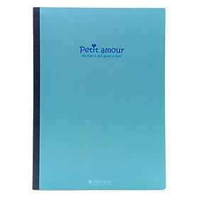 Sổ Petit Amour B5 - Oxford GNB 100'S AGN01351A - Bìa Màu Xanh