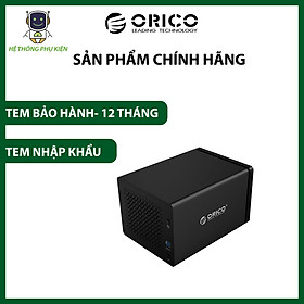 Mua Hộp ổ cứng 3.5  5 khe cắm SATA 3 USB 3.0 Type B ORICO NS500U3-BK Hàng Chính Hãng