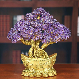 Cây Tài Lộc thỏi vàng Đá Thạch Anh