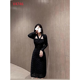 Hàng thiết kếĐầm 3 màu cổ yếm chất sóng cao cấp 2 lớp