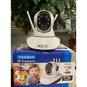 Camera yoosee xem đêm có màu , camera wifi 3 râu chuẩn 2.0 Full HD 1080P , đàm thoại 2 chiều - Hàng Nhập Khẩu