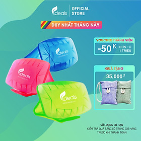 Combo 3 Kẹp Thơm Khử Mùi Nhà Vệ Sinh ECODEALS Clip Fresher - Gấp 3 sáp thường, an toàn sức khỏe - Mùi ngẫu nhiên
