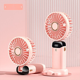 Mua Quạt Mini Cầm Tay N15 Gấp Gọn Để Bàn  Đeo Cổ  Sử Dụng Liên Tục Lên Đến 24 Tiếng  Pin Lithium Lõi Kép