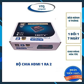 Mua Bộ chia HDMI 4K khuếch đại tín hiệu công suất 3D tách HDCP 1080p 1 vào 2 ra Bộ chia HDMI 1 ra 2 – HDMI Splitter