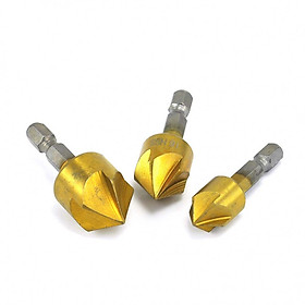 Mua Bộ 3 mũi doa lỗ gỗ chuôi lục phủ Titanium