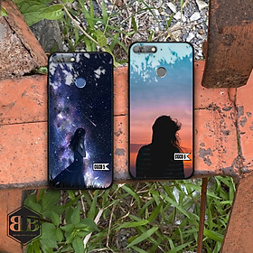 Ốp lưng kính cường lực dành cho Huawei Y6 Prime 2018 hình in cho nữ