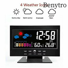 Mua ĐỒNG HỒ LED ĐỂ BÀN TRANG TRÍ XEM GIỜ BÁO THỜI TIẾT NHIỆT ĐỘ NGÀY THÁNG NĂM THỨ ĐA NĂNG