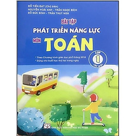 Sách - Bài tập phát triển năng lực môn Toán lớp 1 tập 1 (SGK Cánh Diều)