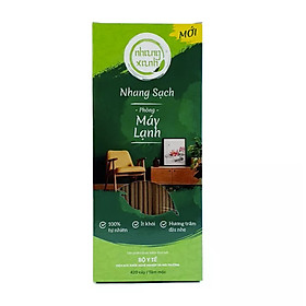 Mua Nhang Sạch Phòng Máy Lạnh - Ít khói - Hương trầm dịu nhẹ - Chân tăm mộc - Nhang Xanh - 300g - 20cm