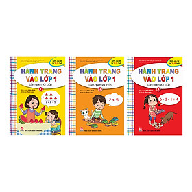 Combo Hành Trang Vào Lớp 1: Làm Quen Với Toán (3 Tập)
