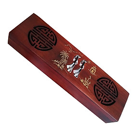 Mua Hộp đựng đũa ăn đũa bày bàn thờ cúng gia tiên màu đỏ gỗ gụ bắc HDDO02