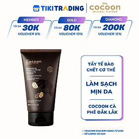 Tẩy Da Chết Mặt Cà Phê Đắk Lắk Cocoon 150ml