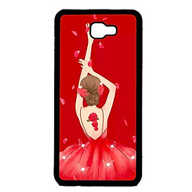 Ốp in cho Samsung Galaxy J7 Prime Cô Gái Múa - Hàng chính hãng