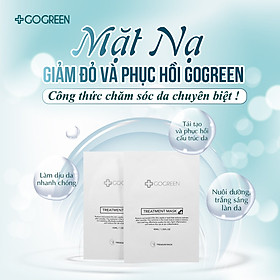 Hình ảnh GOGREEN TREATMENT MASK  – Mặt nạ giảm đỏ và phục hồi sau phục hồi da (1 chiếc)