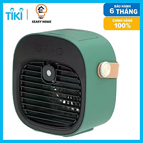 Mua Quạt phun sương mini để bàn SeaSy F12 với 3 chế độ gió điều hòa không khí  dung lượng pin 4000 mAh  nhỏ gọn  có quai xách tiện lợi- Hàng chính hãng