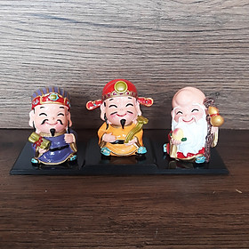 (Kèm đế) Bộ Tam Đa Phúc Lộc Thọ 7.5cm