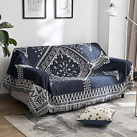 Mua Thảm thổ cẩm decor vintage  Thảm sofa  trải sàn sử duingj được 2 mặt