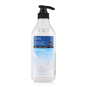Sữa tắm trắng da tinh chất sữa tươi DABO WHITENING SOFT MILK Hàn quốc ( 750ml)