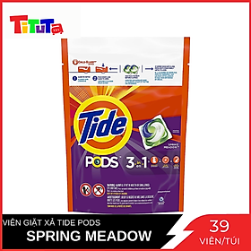 Viên giặt xả Tide Pods 3in1 Spring 39 viên/túi