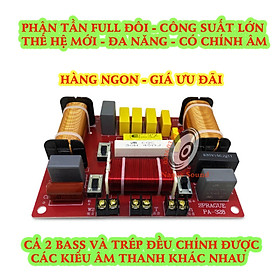 BỘ 2 CÁI MẠCH PHÂN TẦN FUN ĐÔI PA328 - LOẠI ĐA NĂNG CÓ CHỈNH ÂM - PHÂN TẦN CHO 2 LOA BASS VÀ TRÉP - PHÂN TẦN FUL ĐÔI