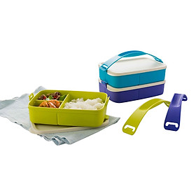 Hộp Cơm 3 Ngăn Tupperware Click To Go 1 Tầng