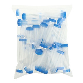 50 Pieces 50ml Plastic Centrifuge Tube Pipe Vial Lab Test Container