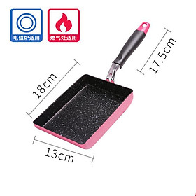 Omelette Pan Tamagoyaki Egg Pan Nonstick Frying Cookware For Cooking Grilling Heating
