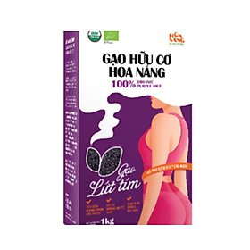 GẠO LỨT TÍM HỮU CƠ HOA NẮNG 1KG