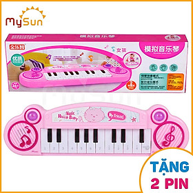 Đàn Piano Organ mini đồ chơi âm nhạc cụ cho bé gái trai phát triển trí tuệ thông minh MySun