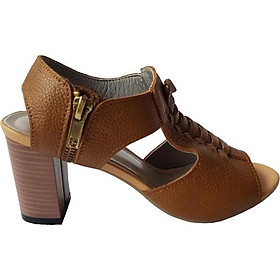 Giày Sandal Cao Gót BIGGBEN Da Bò Thật SDCG37