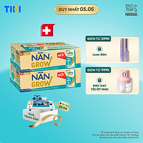 Bộ 2 Thùng 36 hộp Sữa pha sẵn Nestlé NANGROW sữa mát công thức từ Thụy Sĩ 9(4 x 110ml) - (Bé từ 1 tuổi)