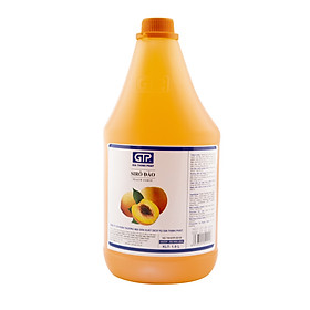 Siro Đào GTP - Chuyên dùng pha chế: Trà sữa, Trà trái cây, Cocktail, Mocktail…
