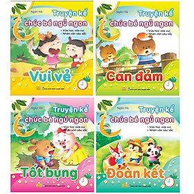 Sách - Trọn bộ 4 cuốn: Truyện Kể Chúc Bé Ngủ Ngon - Ndbooks